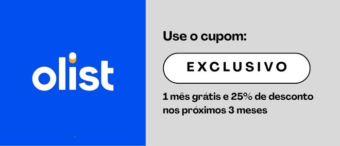 Cupom de desconto para assinar o ERP Olist